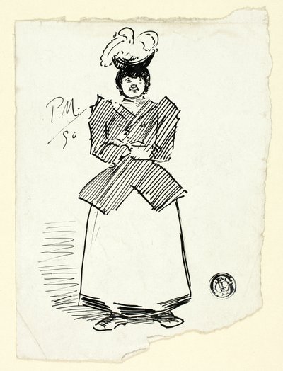 Londýn ženská postava od Philip William May