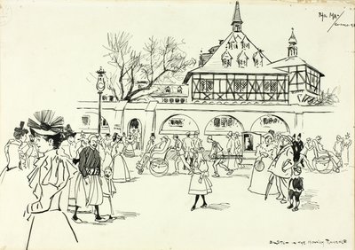 Skica v Midway Plaisance od Philip William May