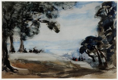 (akvarel na papíře) od Philip Wilson Steer