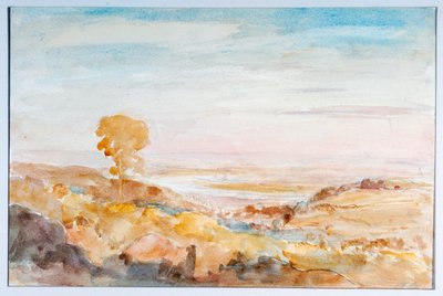 Severn Valley nad Newnhamem, z Littledean, kolem roku 1909 od Philip Wilson Steer