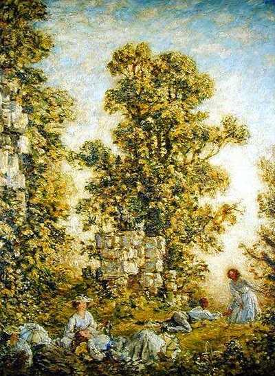 Piknik, Little Dean (olej na plátně) od Philip Wilson Steer