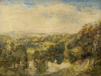 Řeka Teme, večer, poblíž Ludlow - The Clee Hills v dálce od Philip Wilson Steer