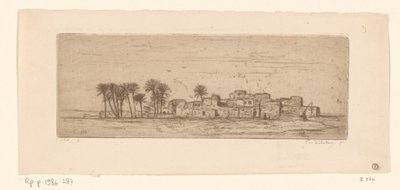 Gezicht na Com Al-Akhdar Vue de Côm Al-Akhdar (původní název) od Philip Zilcken (signed by artist)