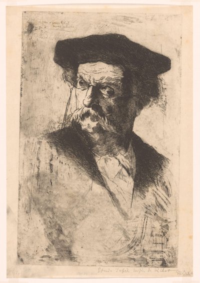 Portrét muže od Philip Zilcken (signed by artist)