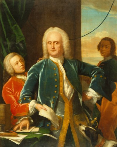 Jan Albert Sichterman se svým synem Janem Albertem od Philip van Dyck