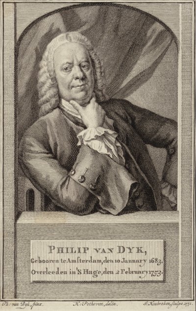 Portrét Philipa van Dycka od Philip van Dyck
