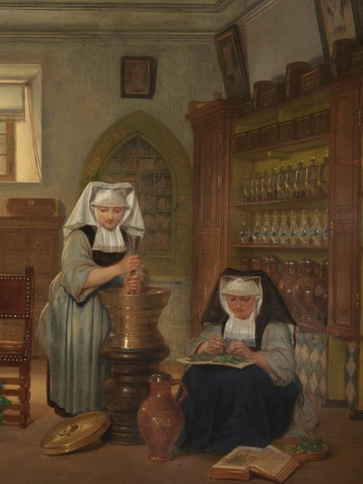 Detail lékárny v Saint-John