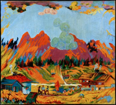 Krajina s rolníky od Philipp Bauknecht