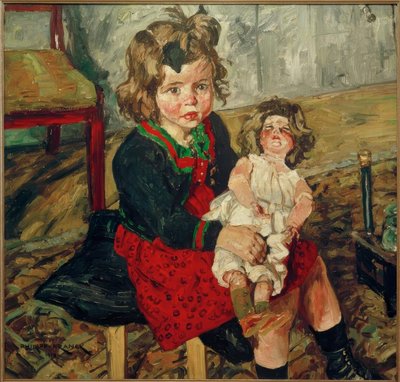 Dítě s panenkou od Philipp Franck