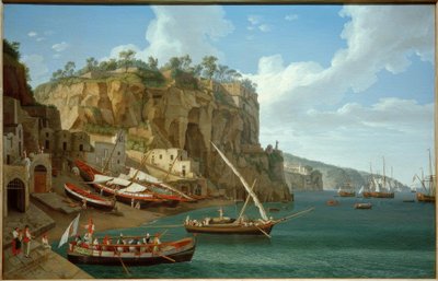 J.Ph. Hackert, Marina Piccola v Sorrent / Gem., 1794 od Philipp Hackert