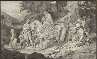 Hrabě Habsburský od Philipp von Foltz
