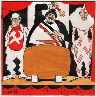 Leon Blum. 1930-1936 (rytina) od Philippe (1905 1940) Larquier