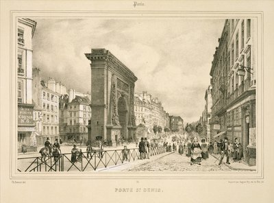 Porte St Denis od Philippe (after) Benoist