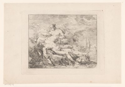 Diana jako Endymion od Philippe Auguste Hennequin