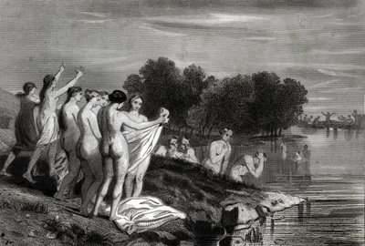Anabaptismus: Anabaptisté jsou křesťané, kteří věří, že křest je platný pouze tehdy, když kandidát vyzná svou víru v Krista a chce být pokřtěn. od Philippe Auguste Jeanron