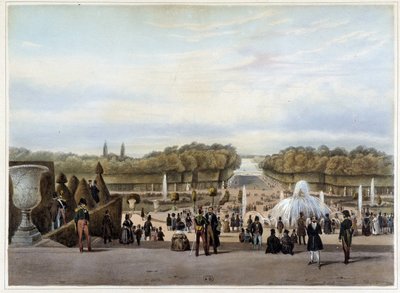 Versailles: Zelený koberec - v „Paříži a okolí“ od Jacottet & Benoist od Philippe Benoist