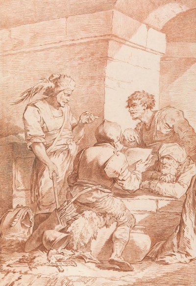 Corps de Garde (Barbaři poražení knihou) od Philippe Jacques de Loutherbourg
