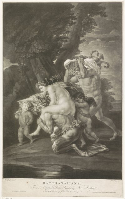 Bacchanten od Philippe Joseph Tassaert