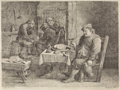Interiér statku od Philippe Lambert Joseph Spruyt