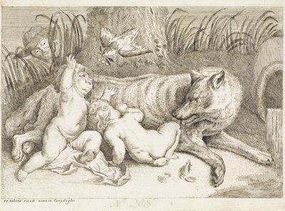 Romulus a Remus od Philippe Lambert Joseph Spruyt