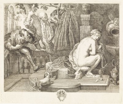 Susanna a starší od Philippe Lambert Joseph Spruyt