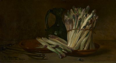 Zátiší s chřestem, asi 1880 (olej na látce) od Philippe Rousseau