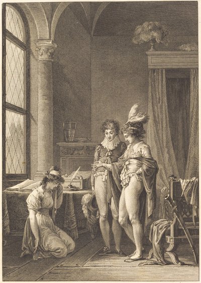 Mona Lisa: Odpuštění od Philippe Triere after Jean Baptiste Mallet