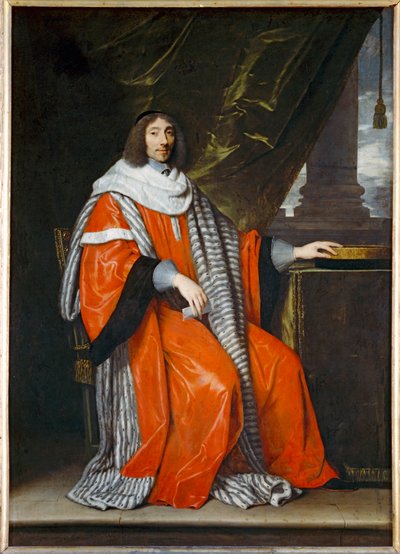 Jean-Antoine de Mesme, president au Parlement de Paris - Jean-Antoine de Mesmes, předseda pařížského parlamentu ... od Philippe de Champaigne