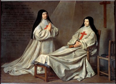 Port Royal: Portrét matky Catherine Agnes Arnauld a sestry Catherine de Sainte Suzanne (olej na plátně od Philippe de Champaigne