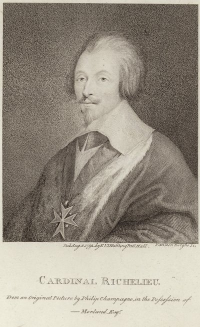 Portrét kardinála Richelieu od Philippe de Champaigne