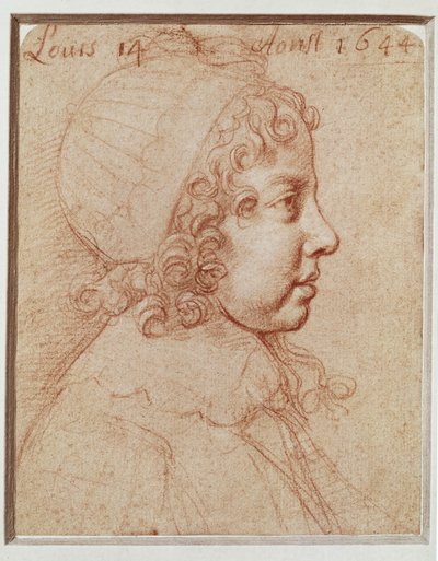 Portrét Ludvíka XIV. jako dítěte... od Philippe de Champaigne
