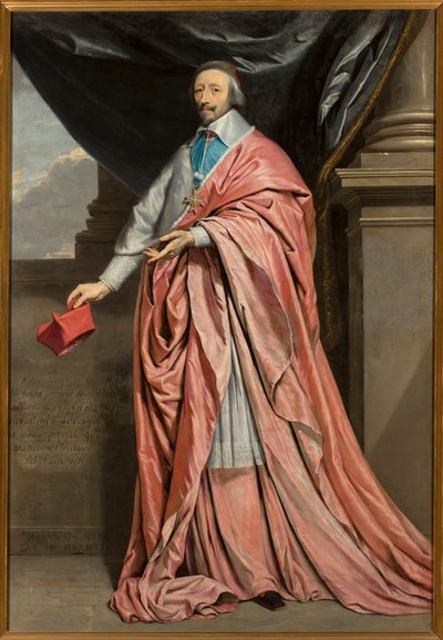 Portrét kardinála Richelieua od Philippe de Champaigne
