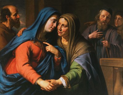 Navštívení, kolem roku 1643 od Philippe de Champaigne