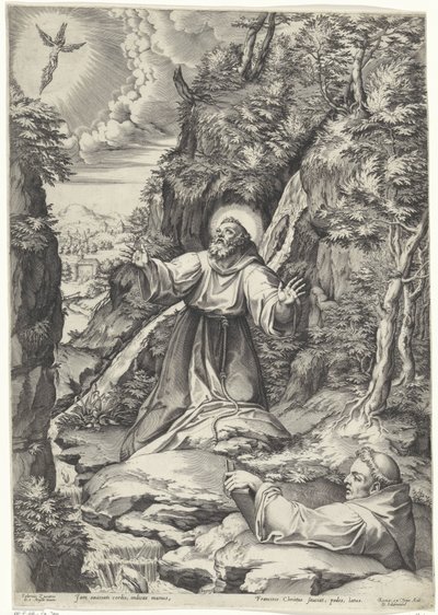 František z Assisi dostává stigmata od Philippe de Soye