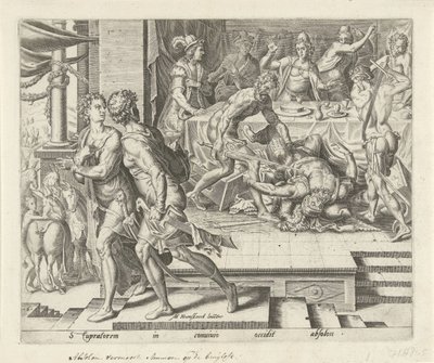 Absalomova pomsta Historie Tamar a Amnon (název série) od Philips Galle