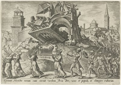 Desolation of Jericho The Days of Doom of the Jewish People (název série) od Philips Galle