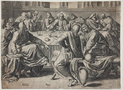 Poslední večeře od Philips Galle