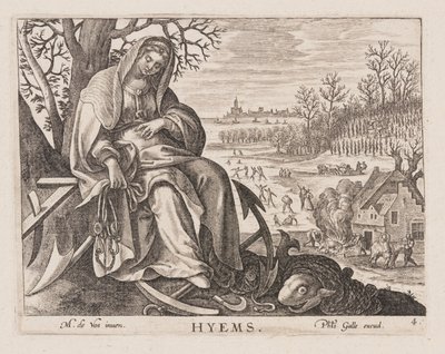 Hyems, od Four Seasons od Philips Galle