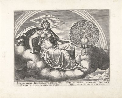 Nebe Aer (název na objektu) The Four Elements (název série) od Philips Galle