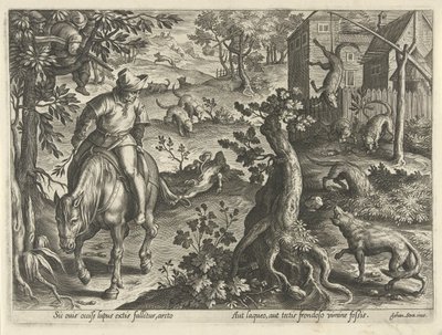 Wolvenjacht potkal Vallena Jachttaferelen (název série) Ve kterém každý druh lovu, drůbeže a rybaření (název série) od Philips Galle