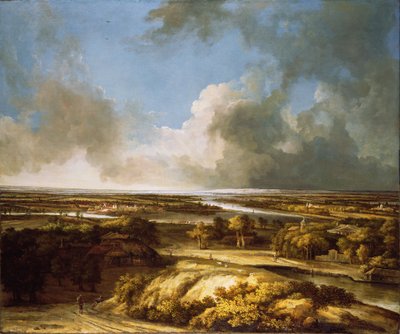 Panoramatická krajina od Philips Koninck
