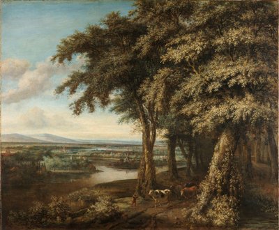 Vchod do lesa od Philips Koninck