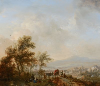 Odpočinek během lovu od Philips Wouwerman