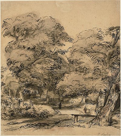 Cesta v lese od Philips de Koninck