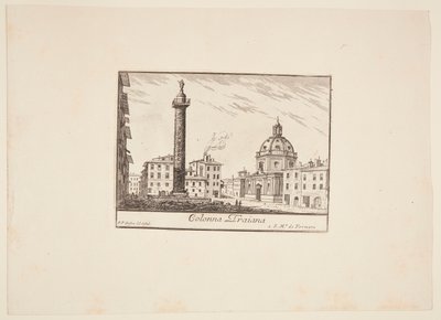 Dánsky: Trajánův sloup. 1. Kostel S. Maria de Fornari od Philothée Francois Duflos