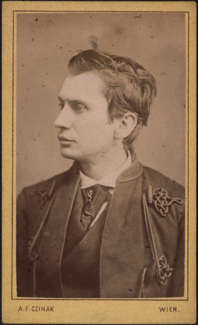 Leopold von Sacher-Masoch 1836-1895, c. 1880 od Photo studio Adolf F. Czihak.