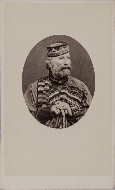 Portrét Giuseppe Garibaldiho 1807-1882, 1882. od Photo studio Alessandro Pavia.