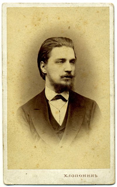 Alexander Sergejevič Buturlin 1845-1916, 1872 od Photo studio Alexander Khloponin