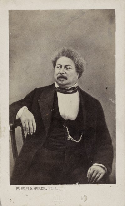 Autor Alexandre Dumas otec 1802-1870, 1870. od Photo studio Duroni and Murer.