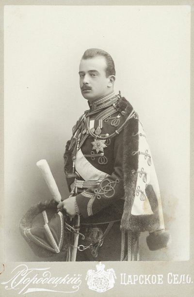 Ruský velkovévoda Boris Vladimirovič 1877-1943, c. 1900. od Photo studio L. Gorodetsky.